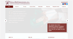 Desktop Screenshot of decrescenzolaw.com